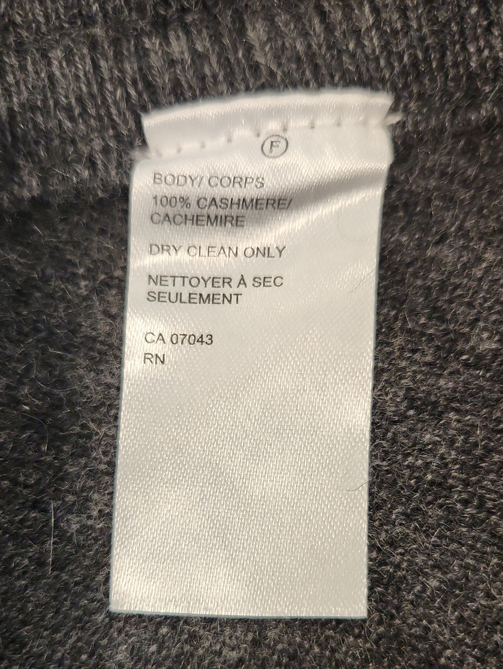 NWT Saks Fifth Avenue Charcoal Grey 100% Cashmere Jogger Sweatpants Size S - Picture 4 of 8